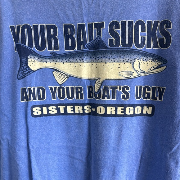 Sisters Oregon Fishing T-shirt. Large - Picture 4 of 8